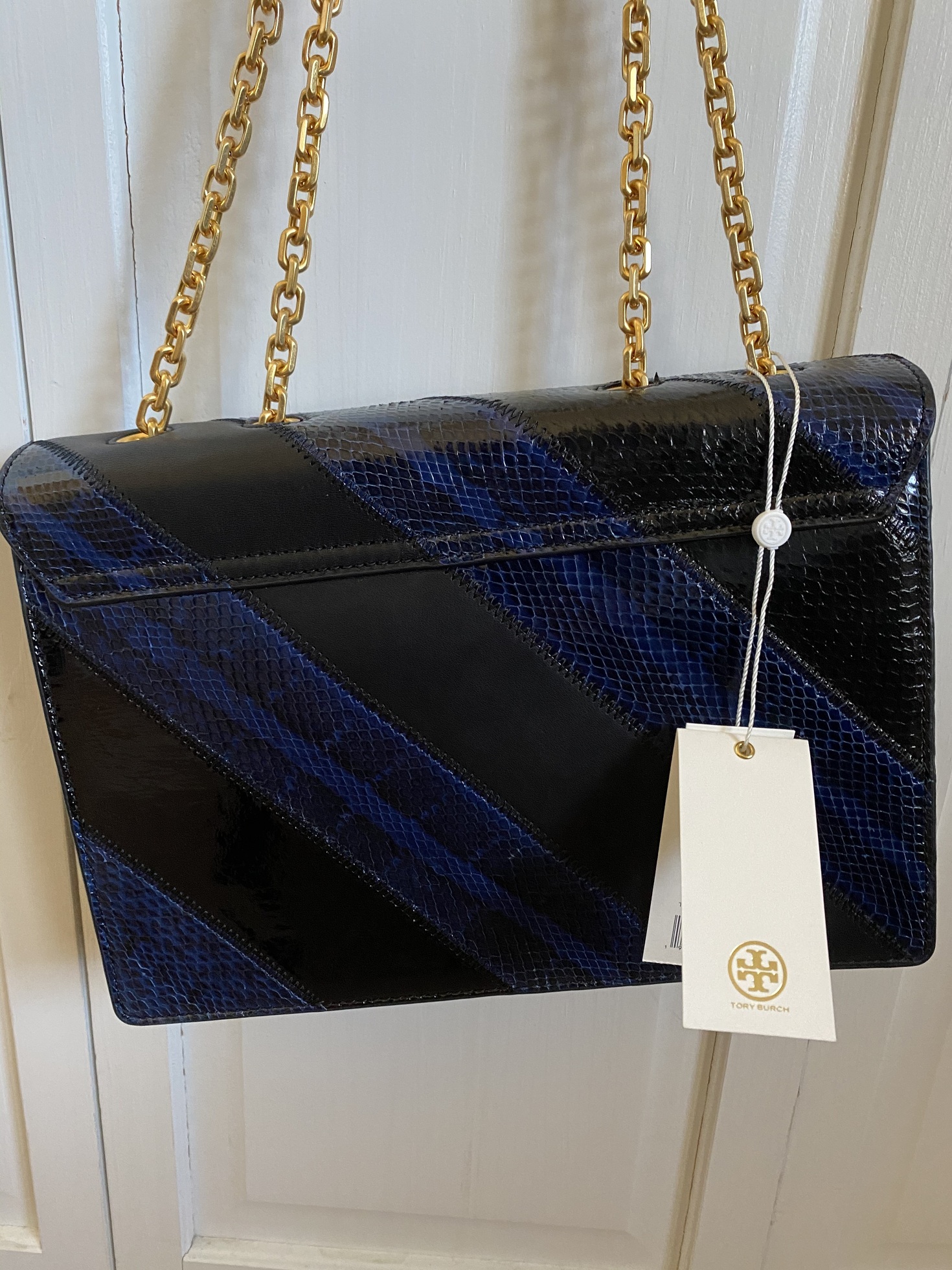 Tory burch gemini clearance link snake shoulder bag